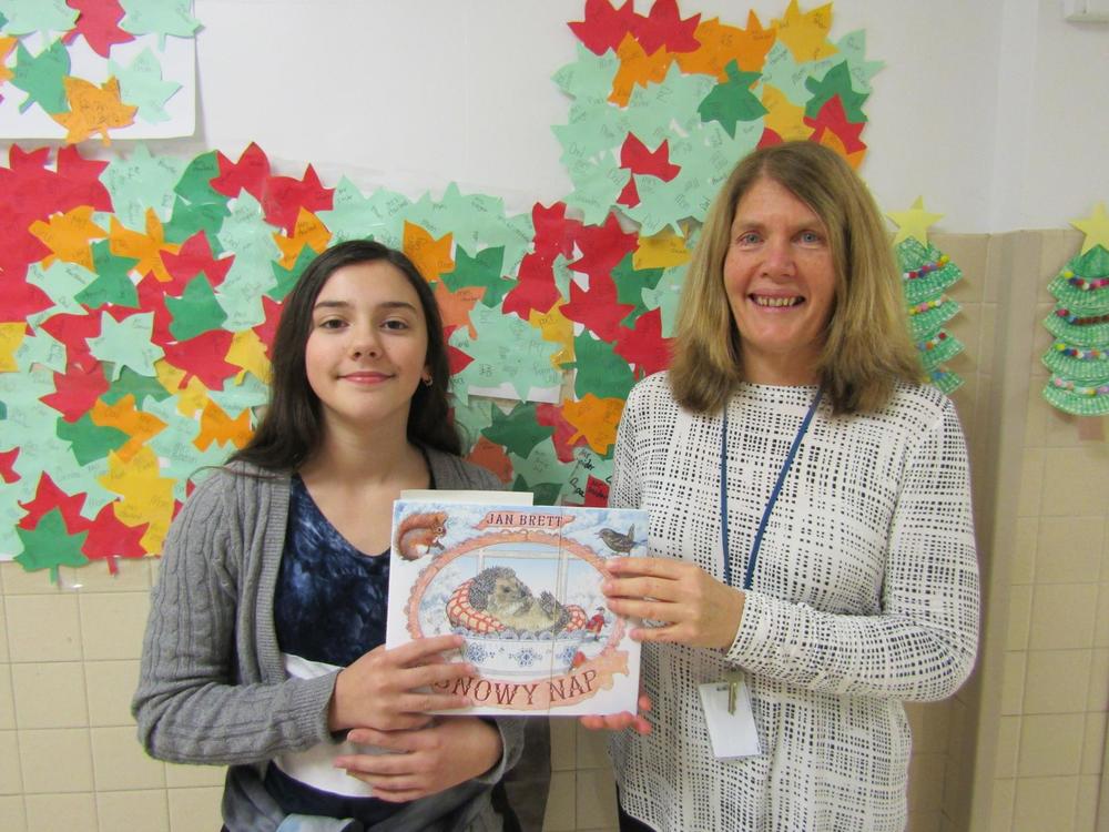 Sixth grader wins book for library