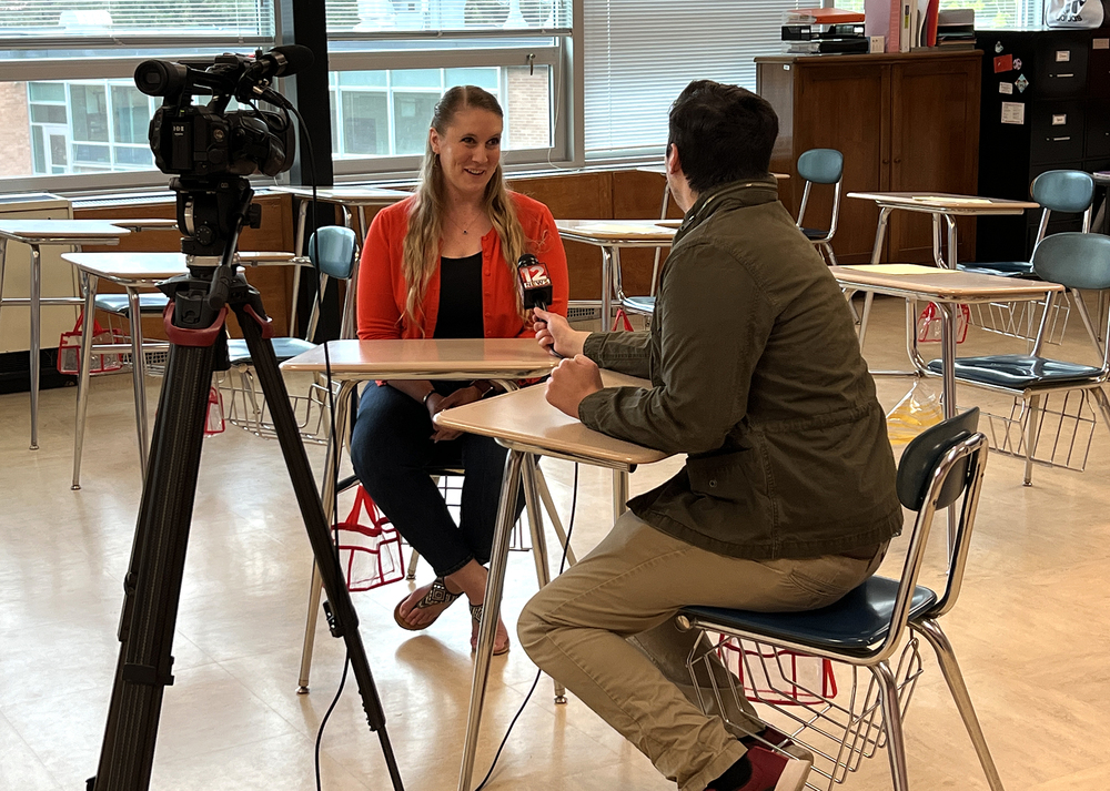 Ellen Nary is interviewed by WBNG. 