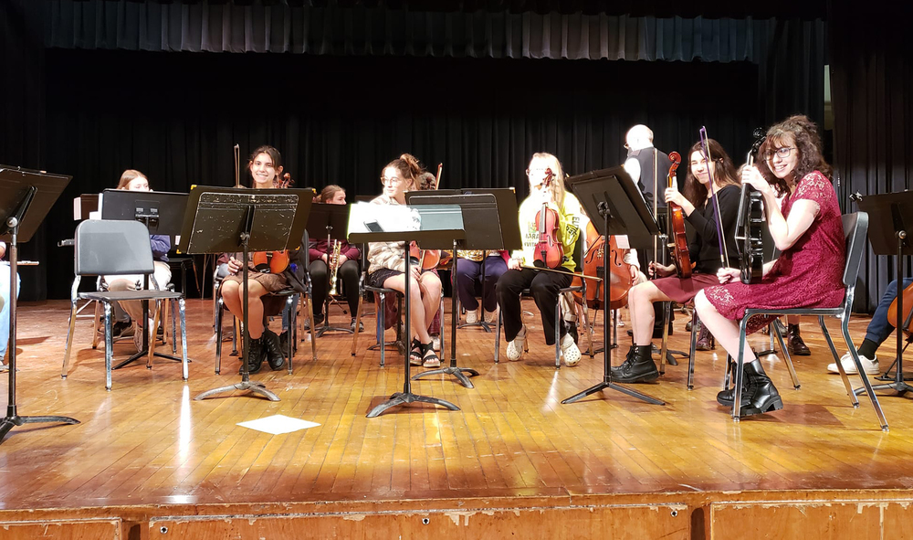 Students ready to play at All-County music festival