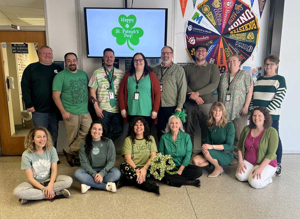 St. Patrick's Day staff