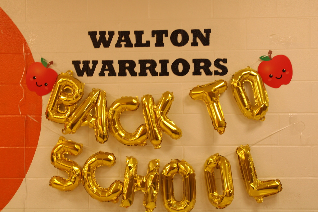 Walton Warriors Welcome Back to School