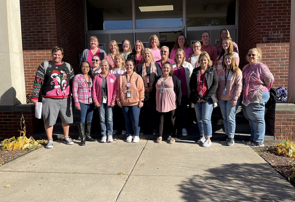 townsend elementary wearing pink