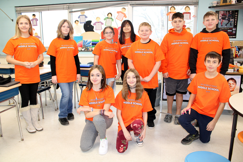 Middle school orange out day! 