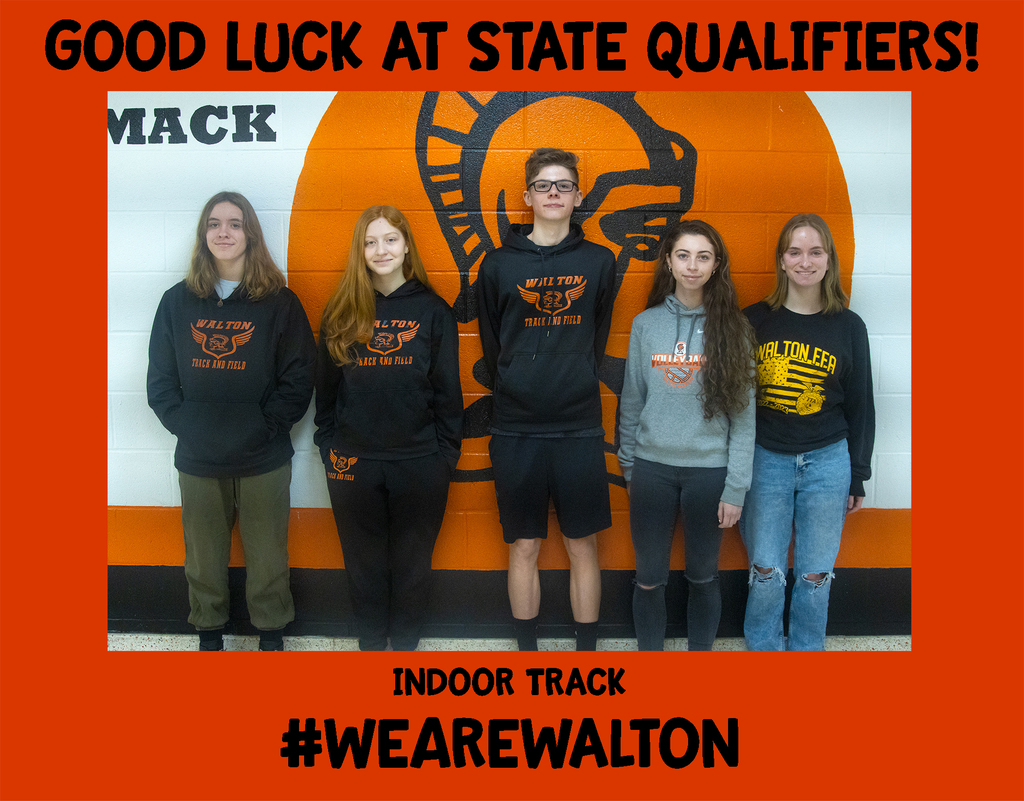 Indoor track athletes competing at state qualifiers