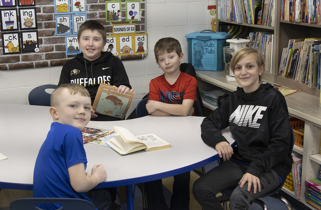 Students at Dr. Seuss Day