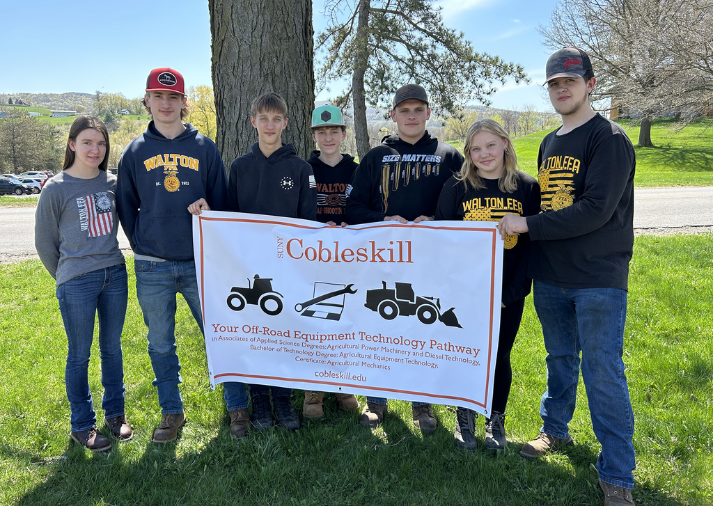 Students at Cobleskill's Ag Mechanic contest