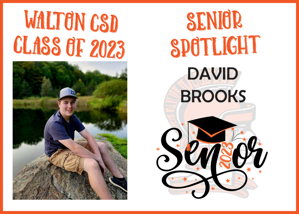 David Brooks senior spotlight