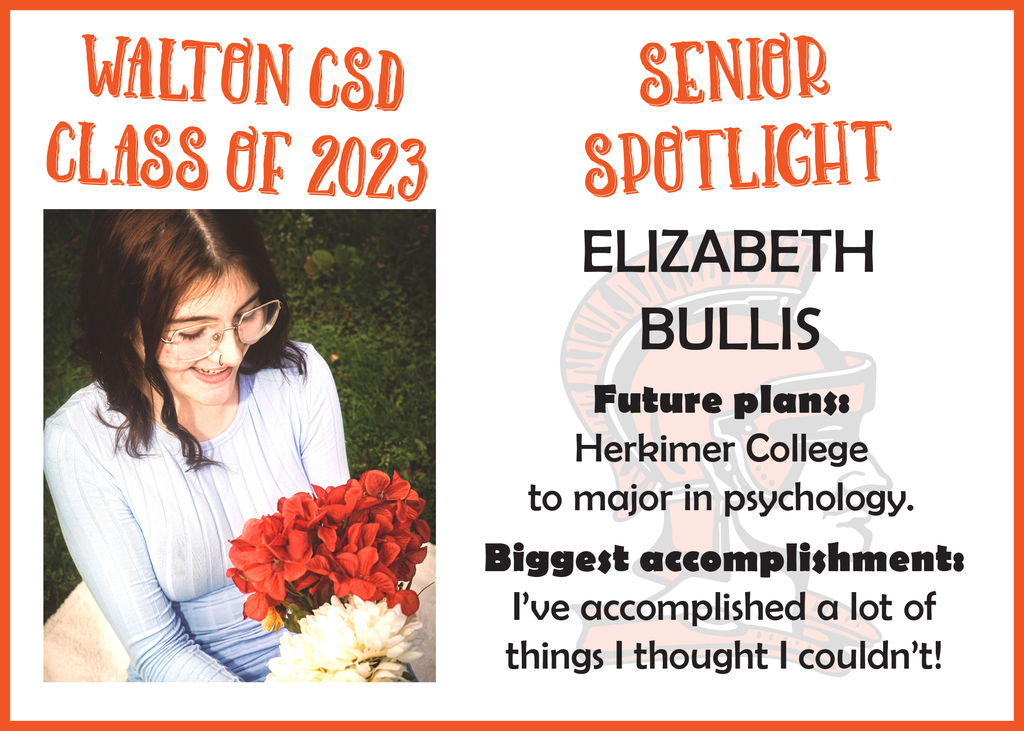 Elizabeth Bullis senior spotlight