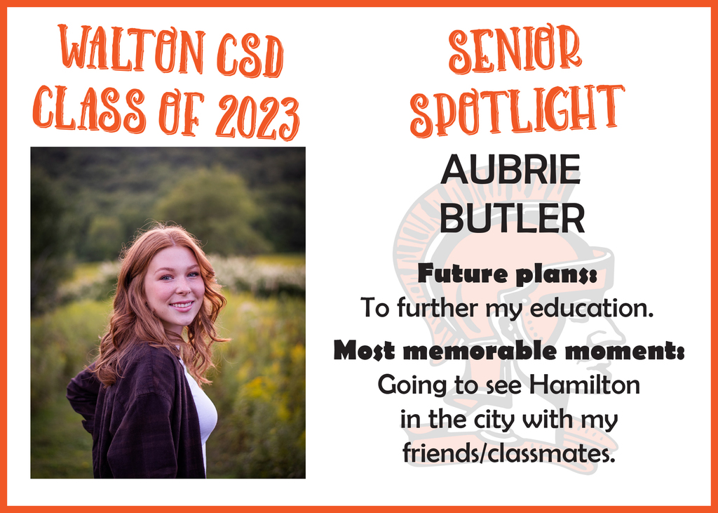 Aubrie Butler  senior spotlight