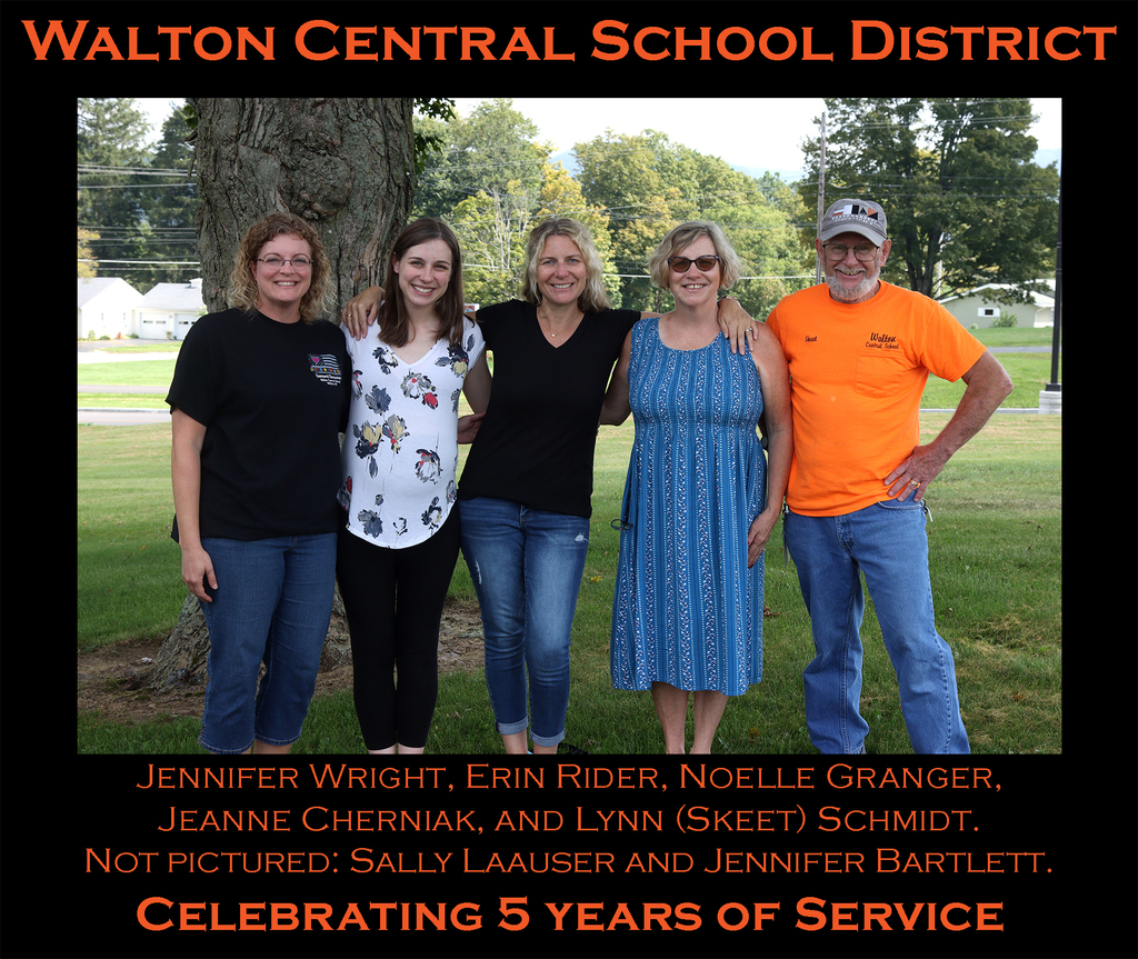 Five-year award recipients