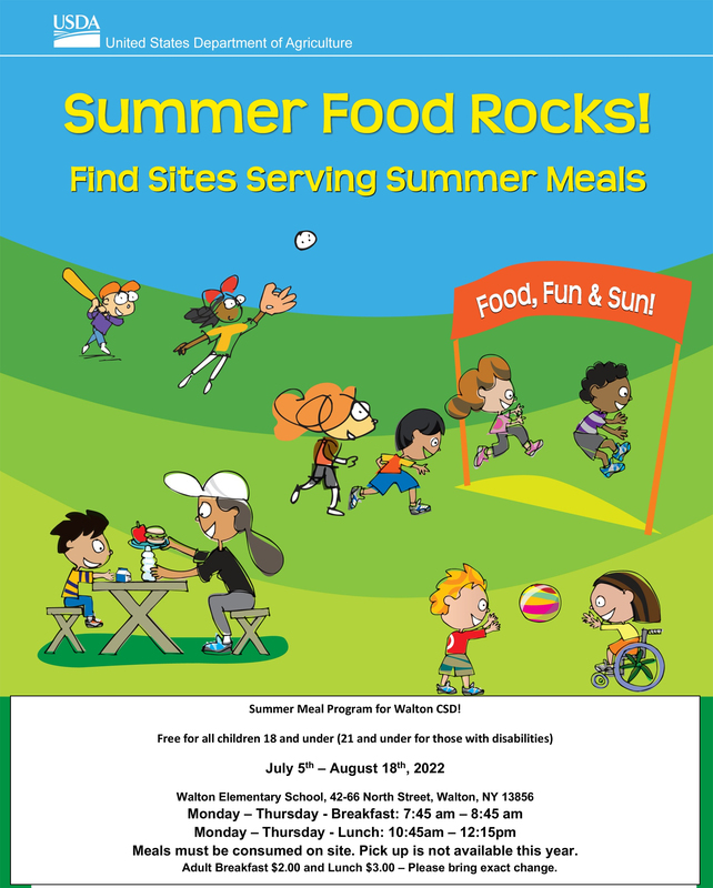 Summer meals information